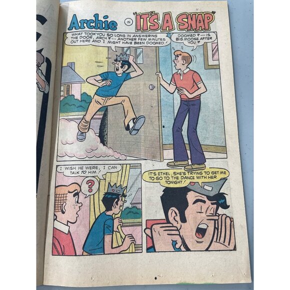 Archie Series Everythings Archie #42 Sept 1975 Comic Book Vintage Rare Find - Picture 3 of 6